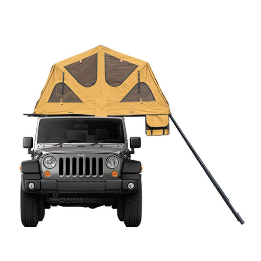 Naturnest Andromeda Khaki Soft-Shell Rooftop Tent With Large Panoramic Skylight & YKK Doors (SAK72384)
