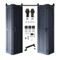 4-Door Bifold Barn Door Kit | Black Hardware