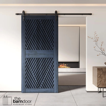 Diamond Pattern Pine Wood DIY Barn Door