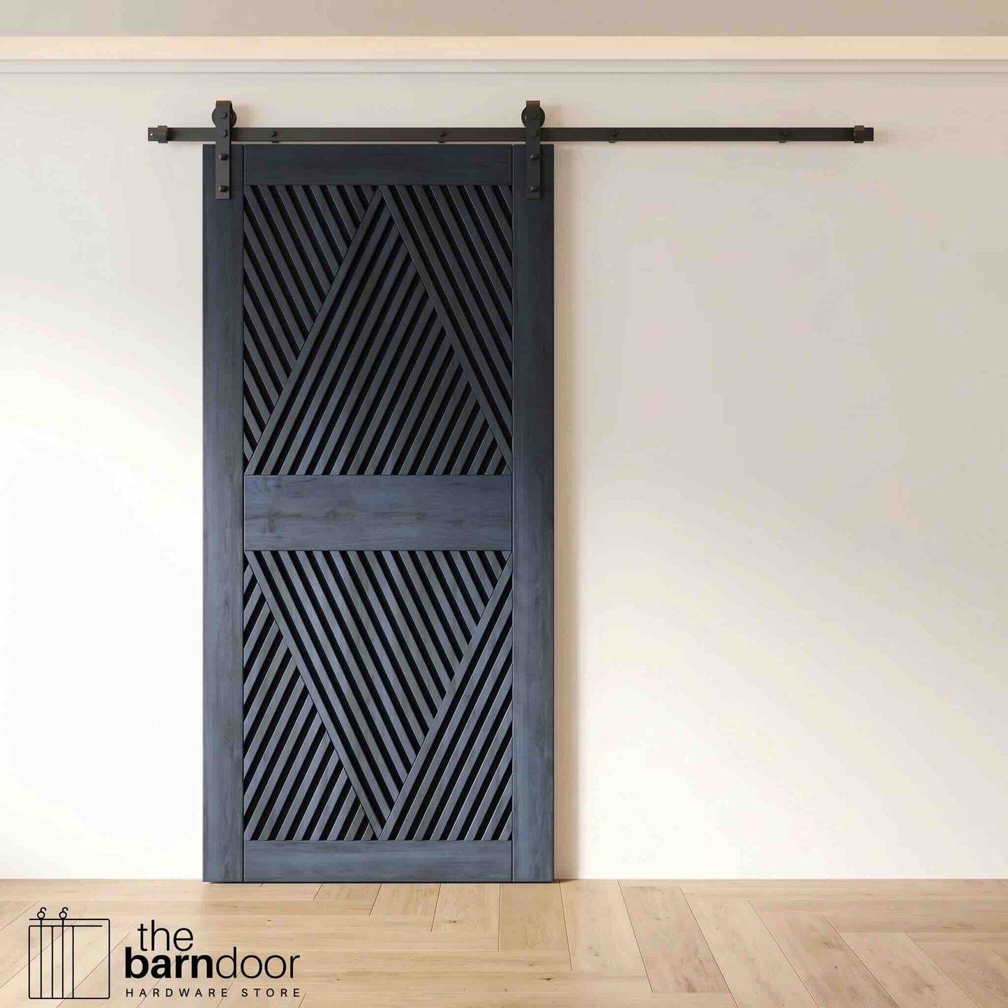Diamond Pattern Pine Wood DIY Barn Door