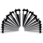 9 Piece Ear Stretching Kit in Stainless Steel Set of 2