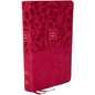Nkjv, Reference Bible, Personal Size Large Print, Leathersoft, Pink, Thumb Indexed, Red Letter Edition, Comfort Print: Holy Bible, New King James Vers - Imitation Leather