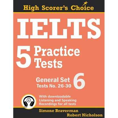 IELTS 5 Practice Tests, General Set 6: Tests No. 26-30 - Paperback