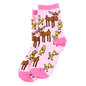 Duck and Moose Pink Kids Socks - Large (2-5)