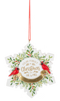 Snowflake Ornament - Our First Christmas as Mr. And Mrs.