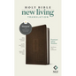 NLT Premium Value Thinline Bible, Filament Enabled (Leatherlike, Dark Brown Cross) - Imitation Leather
