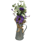 Daisy Flower in Metal Watering Can - 18" -