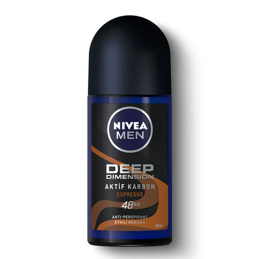 Nivea Men Deep Dimension Aktif Karbon Espresso 48SA Roll-on 50 ML