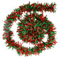 Tissue Fringe Garland - Red and Green