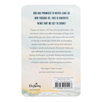 Prayers to Share: 100 Pass Along Reminders: You Are Never Alone
