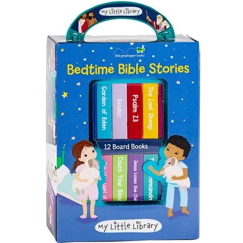 My Little Library: Bedtime Bible Stories (12 Board Books) - Hardcover