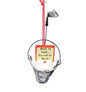 Bucket Of Balls Ornament - Red