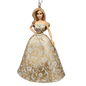 Holiday Barbie Ornament - Floral Dress