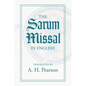 The Sarum Missal in English - Paperback