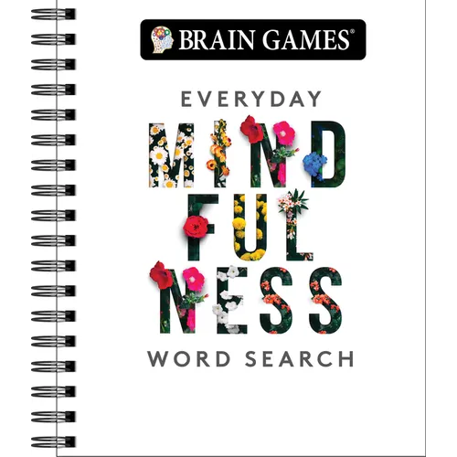 Brain Games - Everyday Mindfulness Word Search (White) - Spiral