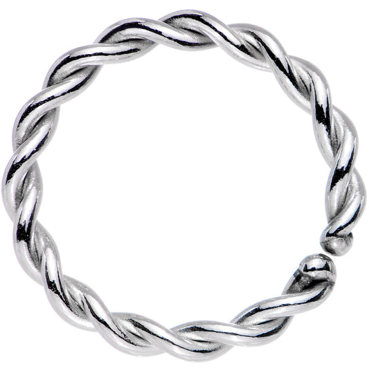 14G 3/8 Annealed Steel Seamless Braided Circular Ring