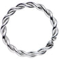 14G 3/8 Annealed Steel Seamless Braided Circular Ring