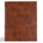 CSB Notetaking Bible, Expanded Reference Edition, Brown Leathertouch Over Board - Imitation Leather