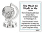 You Mean the World to Me Spinning Charm