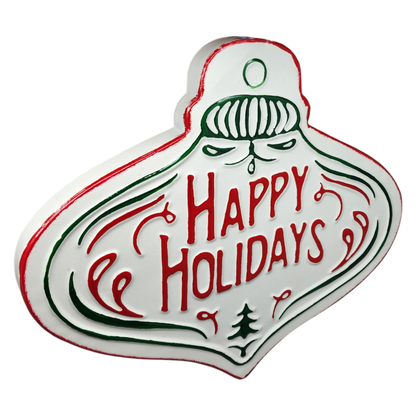 Vintage Metal Wall Sign -  Season's Greetings