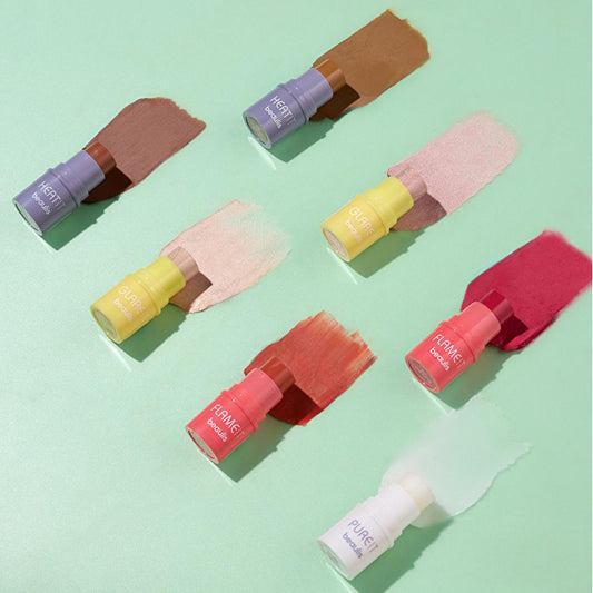 Beaulis Beaulis Glare It Mini Stick Highlighter - Pink Dust & Fairy Dust - Radiant Glow Makeup