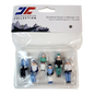 Ski Lift Figurines - Seated - 6 Piece - Style 1