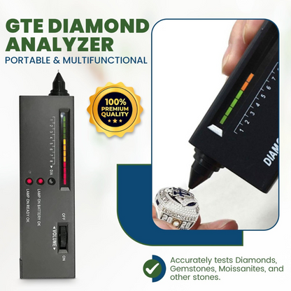 GTE Diamond Analyzer + JSP Nickel Testing Solution (1/2 oz) + N35 Neodymium Magnet – Test Nickel, Gold, Silver & Gemstones