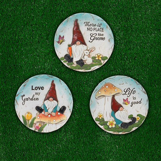 Cement Gnome Stepping Stone -