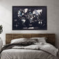 3D Wooden Panel World Map - Nordik