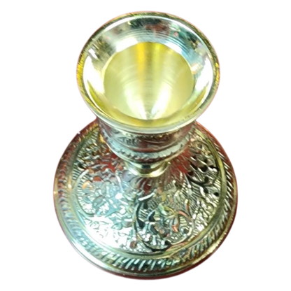 Ornate Brass Taper Holder