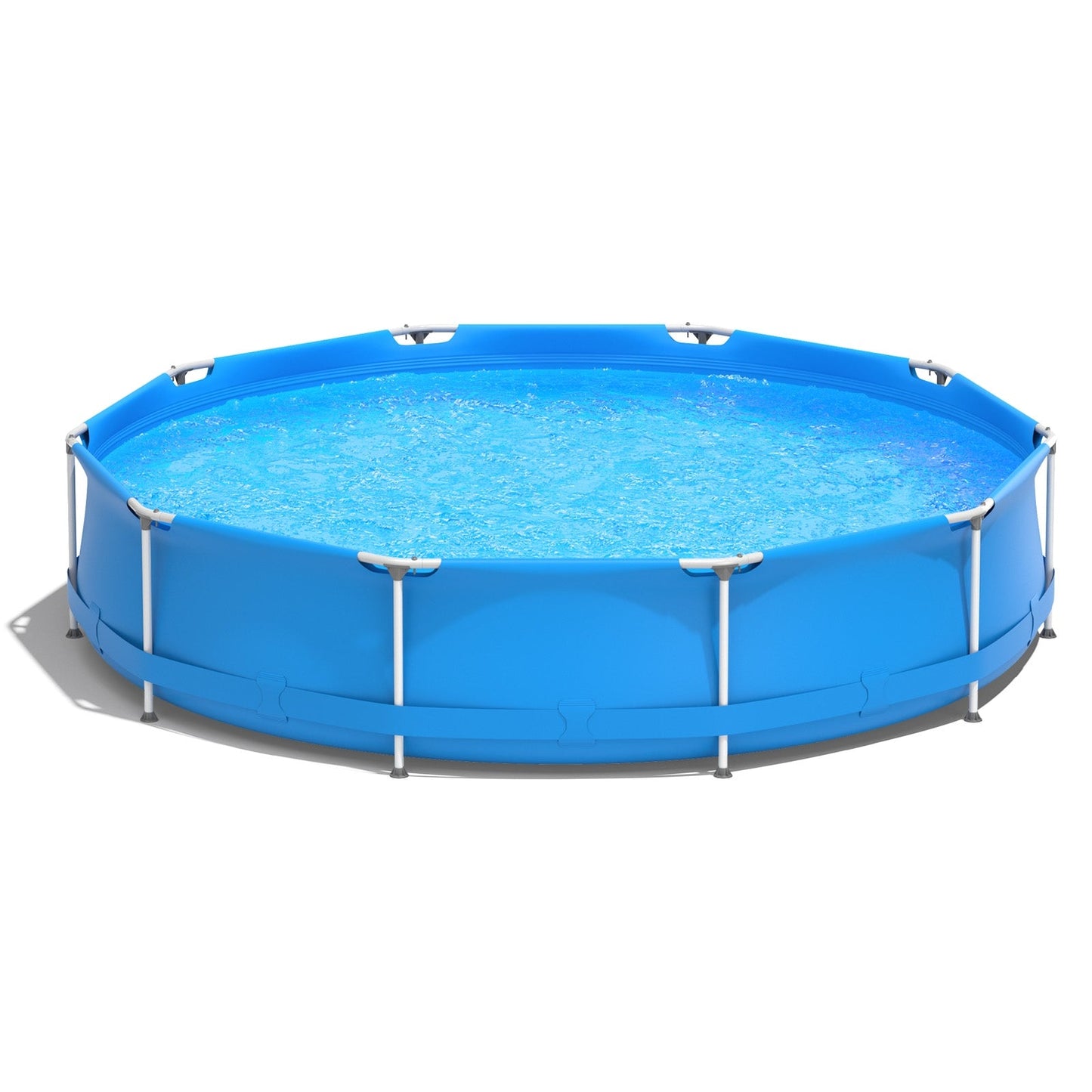 Round Above Ground Swimming Pool With Pool Cover