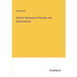 Abstract Statement of Receipts and Disbursements - Paperback