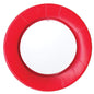 Linen Red Paper Dinner Plates