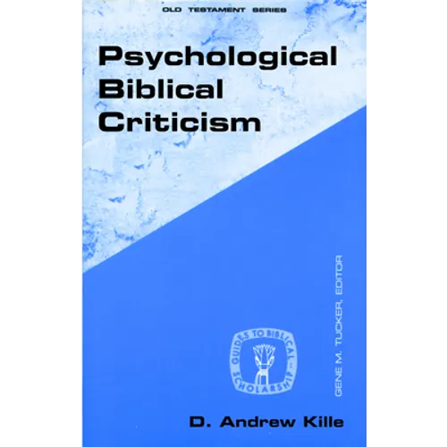 Psychological Biblical Criticism - Paperback