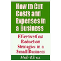 How to Cut Costs and Expenses in a Business - Effective Cost Reduction Strategies in a Small Business - Paperback