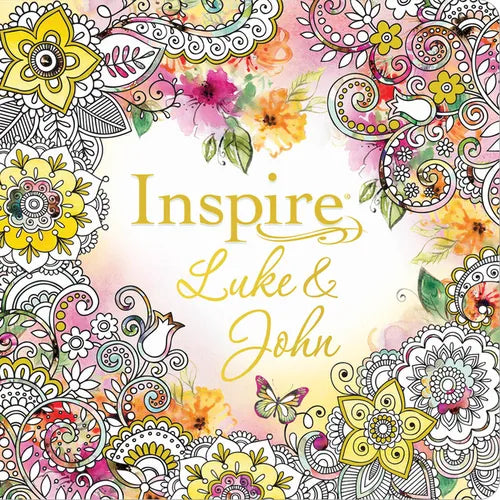 Inspire: Luke & John (Softcover): Coloring & Creative Journaling Through Luke & John - Paperback
