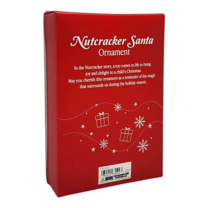 Santa Nutcracker Ornament