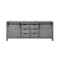 Nuvia 80-Inch Fully Assembled Double Bath Vanity With Soft Close Cabinets [No Countertop] (SAK53904)