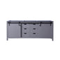 Nuvia 80-Inch Fully Assembled Double Bath Vanity With Soft Close Cabinets [No Countertop] (SAK53904)