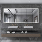 [96X40-Inch] Nuvia Wall-Mounted Medicine Cabinet Mirror With Anti-Fog And Tri-Color LED Lights (SAK82340)