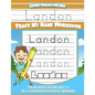 Letter Tracing for Kids Landon Trace my Name Workbook: Tracing Books for Kids ages 3 - 5 Pre-K & Kindergarten Practice Workbook - Paperback