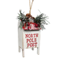 Wooden Christmas Mailbox Ornament -