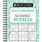 Brain Games - Relax and Solve: Sudoku (Pattern Cover) - Spiral