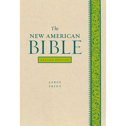 Large Print Bible-NABRE - Leather