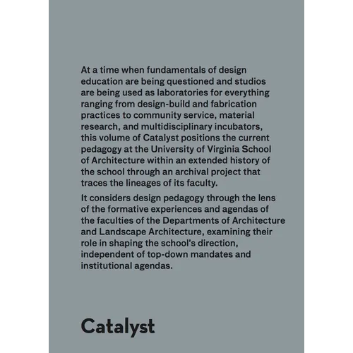 Catalyst: Lineages and Trajectories - Paperback