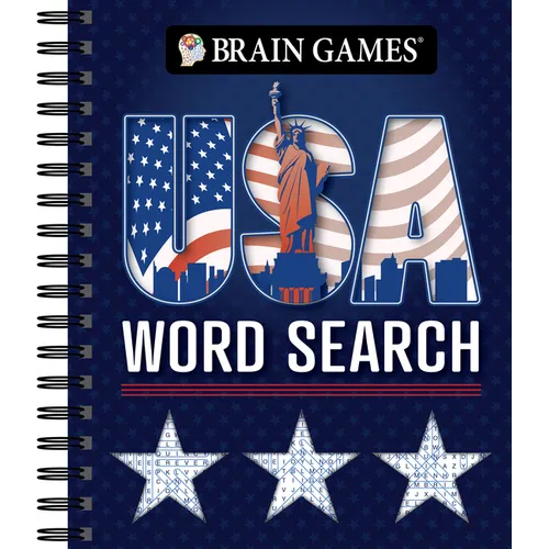 Brain Games - USA Word Search (#3) - Spiral