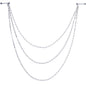 Handcrafted Swirly Link Dangle Nipple Chain