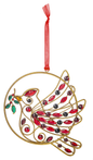 Golden Cardinal Ornament