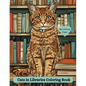 Cats in Libraries Coloring Book - Paperback