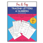 Fun & Easy Tracing Letters & Numbers Workbook: (Practice for kids with line tracing, pen control, ABC letters,123 numbers, sight word, coloring activi - Paperback
